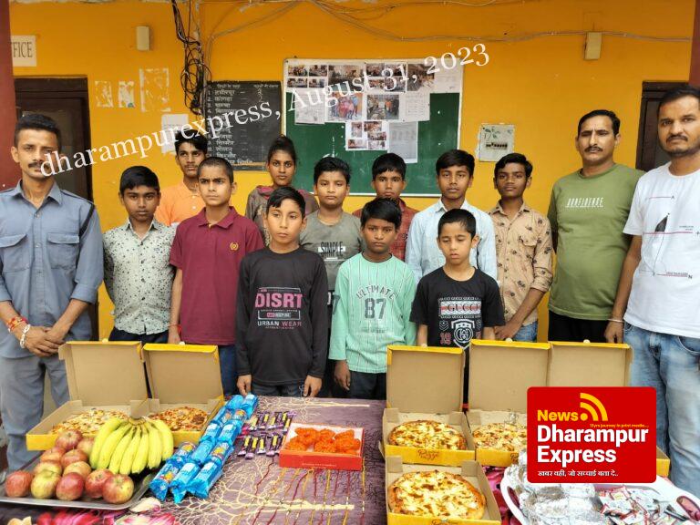 बाल आश्रम के बच्चों को बांधी राखियां, शिवधाम पार्क की करवाई सैर