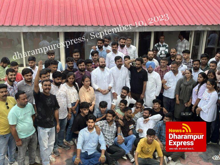 युवा कांग्रेस हमीरपुर द्वारा एक बुथ पांच युथ कार्यक्रम का आगाज : निगम भंडारी