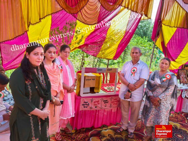 बलोह में बताया पौष्टिक एवं संतुलित आहार का महत्व