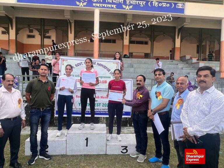 रेड रिबन क्लब के सदस्यों के लिए जिला स्तरीय मैराथन का किया गया आयोजन