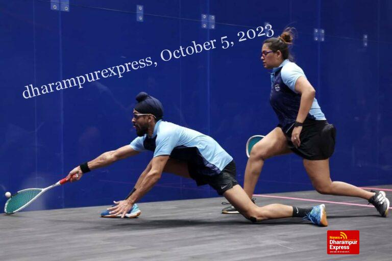 Asian Games _2023       Dipika / Harinder won Squash Mix double Gold for India