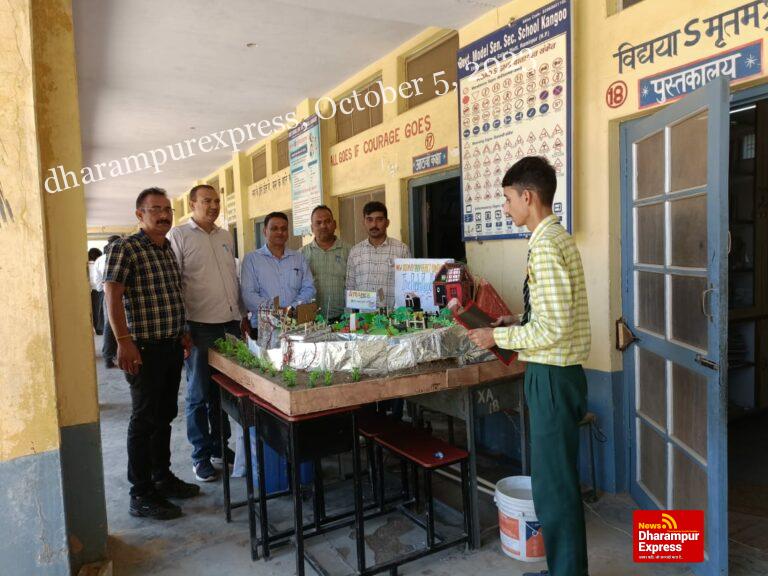 प्राकृतिक आपदा को रोकने के लिए एमपीपीएस मलोटी की रितिका ने बनाया मॉडल