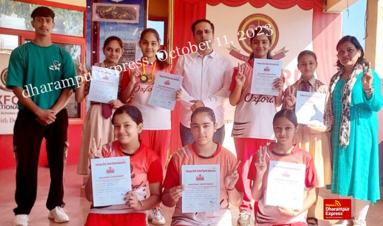 ताइक्वांडो में ऑक्सफोर्ड इंटरनेशनल स्कूल के खिलाड़ियों का शानदार प्रदर्शन
