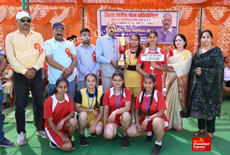 खेलों से विद्यार्थियों के व्यक्तित्व को मिलता है नया आयाम: कुलदीप सिंह पठानिया