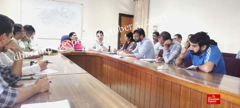 जिला स्वच्छ भारत मिशन- ग्रामीण की समीक्षा बैठक आयोजित