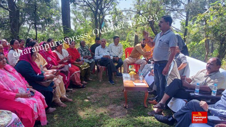 ब्लॉक कांग्रेस कमेटी व आम जनता उतरी कृष्ण चौधरी के पक्ष में