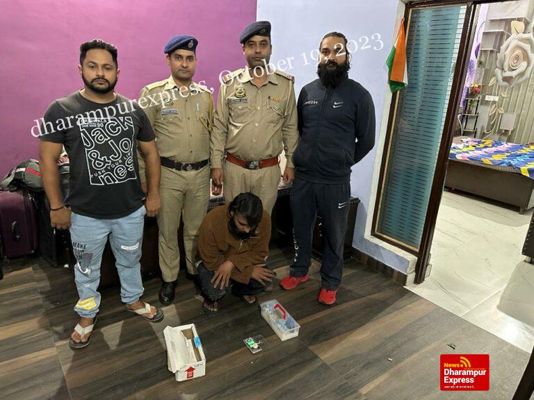 डमटाल पुलिस ने 7.99 ग्राम चिट्टे समेत किया युवक गिरफ्तार