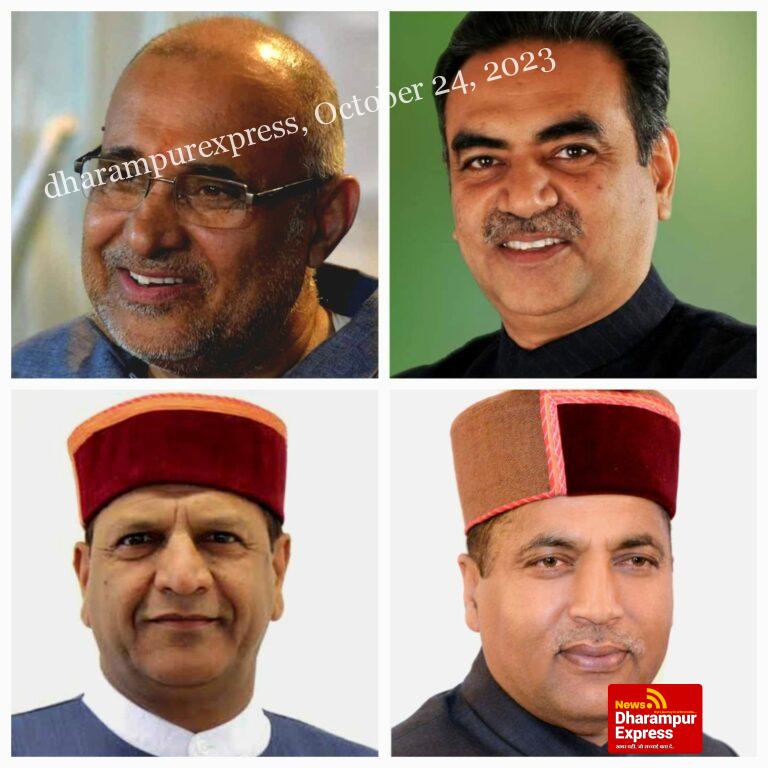 खन्ना, टंडन, बिंदल और जयराम ने  केंद्रीय एवं सूचना प्रसारण मंत्री अनुराग ठाकुर को दी जन्मदिन की  बधाई