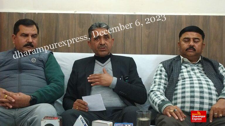 कांग्रेस प्रवक्ता प्रेम कौशल ने पत्रकार वार्ता कर भाजपा को लिया आड़े हाथों