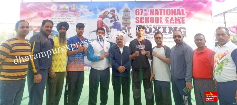 SGFI गेम्स, बॉक्सिंग में हिमाचल को तीन पदक,,,,,,,,,,,,,, अंडर-19 में अंकित ठाकुर व रियान सिंह ने जीता रजत, अंडर- 17, उदय ने जीता कांस्य से पदक