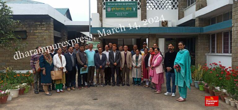 वैज्ञानिक सलाहकार समिति का कृषि विज्ञान केन्द्र बड़ा में किया गया आयोजन
