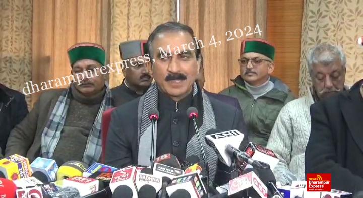 अप्रैल से प्रदेश की महिलाओं को मिलेंगे ₹1500 प्रतिमाह:  मुख्यमंत्री सुखविंदर सिंह सुक्खू 