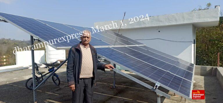 सौर ऊर्जा से जगमगा रहे हैं देशराज और दिलेराम के घर