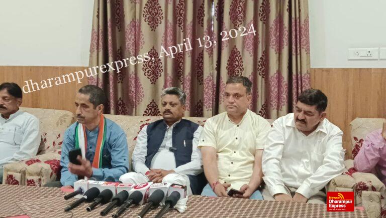 विधायक सुरेश कुमार ने पत्रकार वार्ता कर कांग्रेस छोड़ भाजपा में शामिल हुए विधायकों पर जमकर बोला हमला