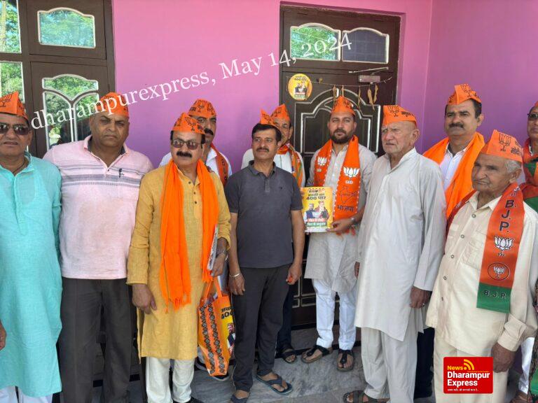 विधायक आशीष ने किया कौहीं गांव से बूथ विजय महा जनसम्पर्क यात्रा का शुभारम्भ