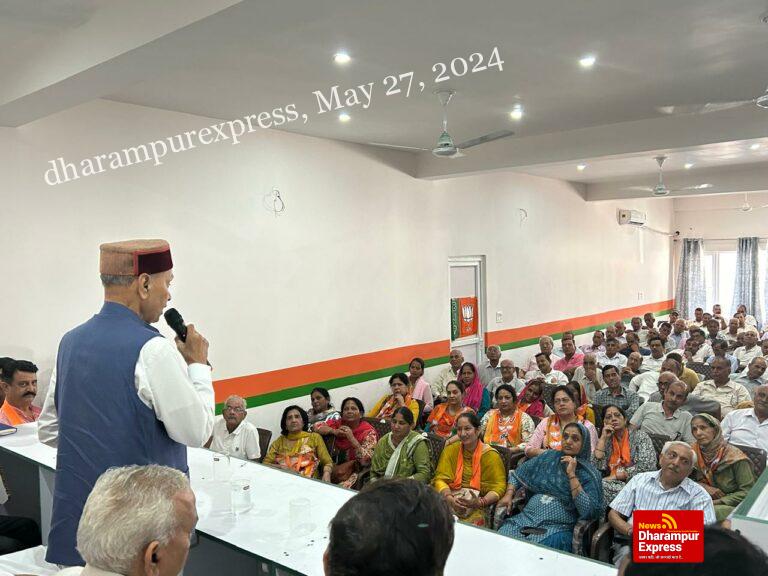 मोदी 3.0 मतलब गरीब युवा अन्नदाता और नारीशक्ति का उत्थान निश्चित: धूमल