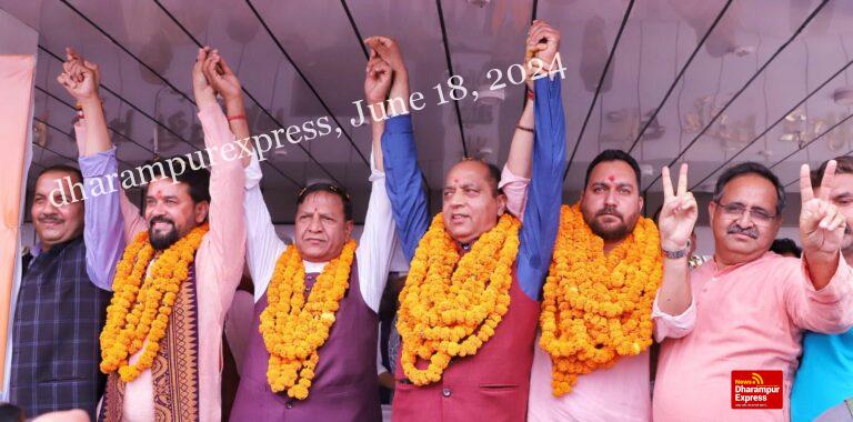 कांग्रेस जे प्रदेश पर थोपा उपचुनाव का बोझ, भारी मतों से होगी भाजपा की जीत: अनुराग ठाकुर 