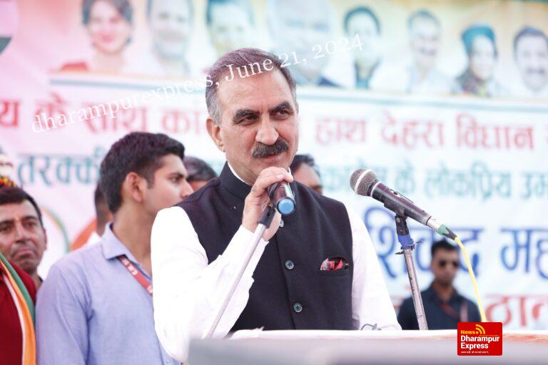 देहरा से मेरा पुश्तैनी रिश्ता, मैं देहरा का दामाद भी : मुख्यमंत्री