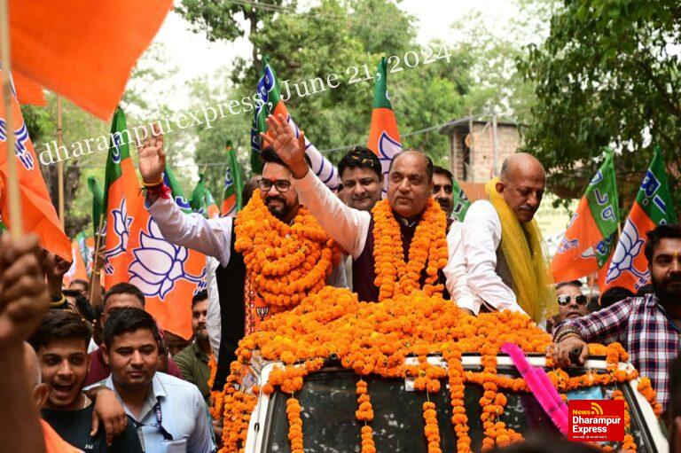 होशियार सिंह के साथ है देहरा की जनता, भारी मतों से जीतेगी भाजपा : जयराम ठाकुर