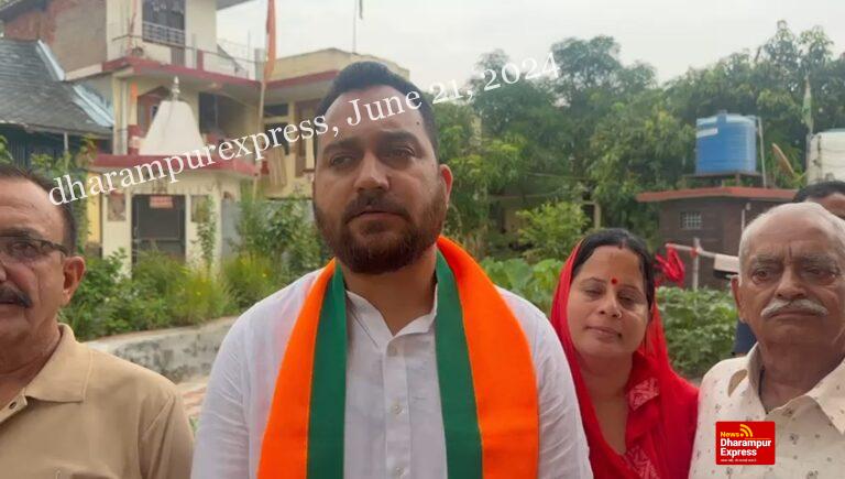 राजनीति का एकमात्र उद्देश्य हमीरपुर के विकास को प्राथमिकता: आशीष शर्मा