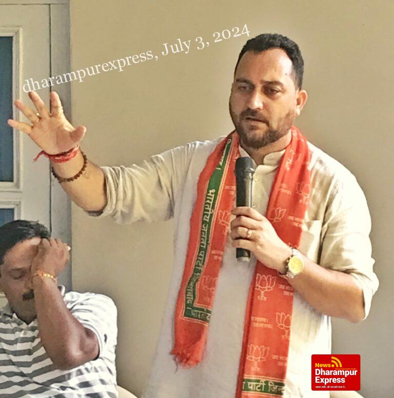 भाजपा प्रत्याशी आशीष शर्मा ने अमरोह में की नुक्कड़ सभाएं