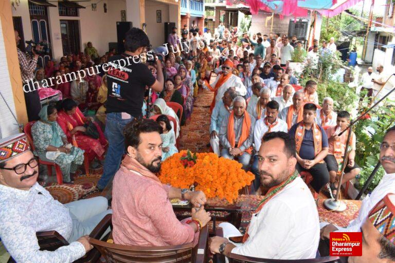 भाजपा प्रत्याशी आशीष शर्मा ने साह्नवी में की नुक्कड़ सभाएं