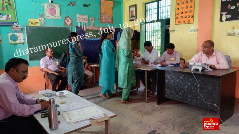 हमीरपुर में 5 बजे तक 65.78 प्रतिशत मतदान, अभी वोटिंग जारी