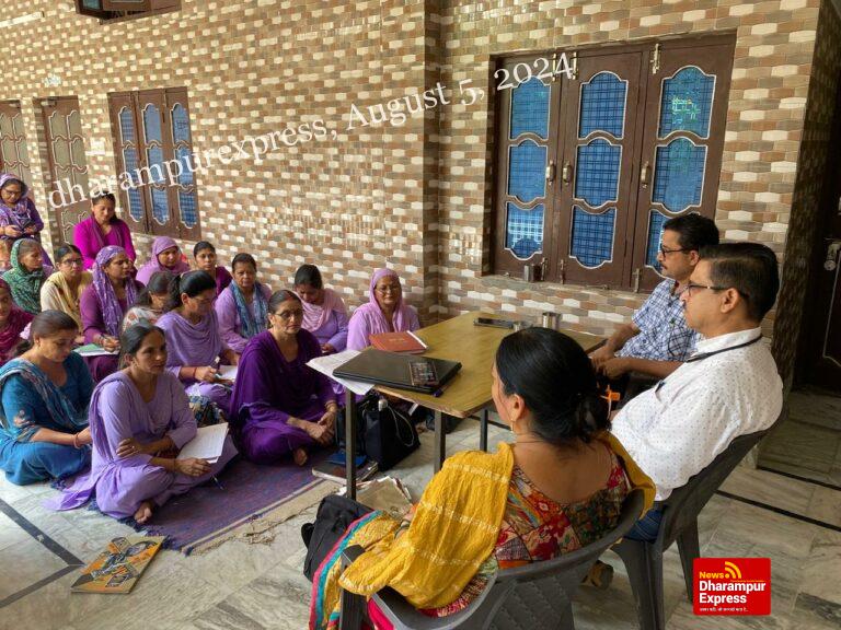 मिशन शक्ति के अंतर्गत नादौन में आयोजित किया गया जागरुकता शिविर