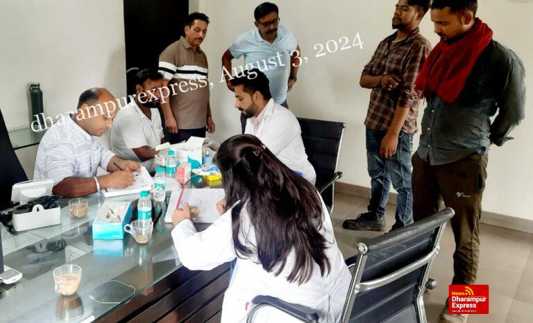 सांसद मोबाइल स्वास्थ्य सेवा प्रदेशवासियों के साथ प्रवासी मजदूरों के स्वास्थ्य के लिए वरदान 