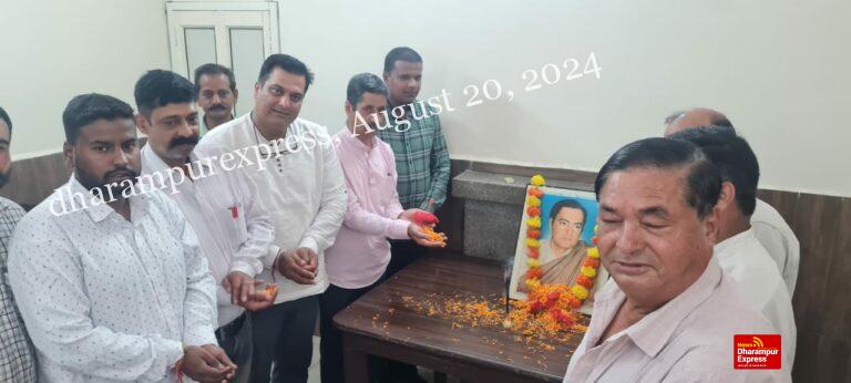 डिजिटल इंडिया की नींव रखने वाले पहले शख्स थे पूर्व प्रधानमंत्री स्वर्गीय राजीव गांधी:डॉ पुष्पेंद्र 