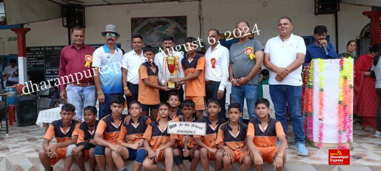 राम चंद्र पठानिया ने किया अंडर-14 खेलों का समापन