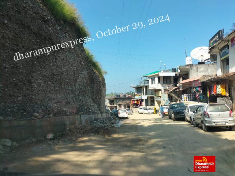 फेस्टिवल सीजन में टौणी देवी में व्यापारी परेशान , सड़क पर कहीं गड्ढे तो कहीं बिखरा कीचड़