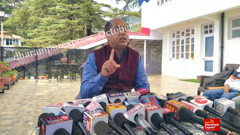 नाकामी छुपाने के लिए तानाशाही पर उतरी सुक्खू सरकार : जयराम ठाकुर