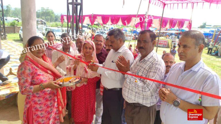 विधायक सुरेश कुमार ने जाहू में किया मेवा उत्सव का शुभांरभ