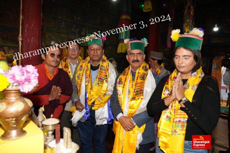 मुख्यमंत्री ने राज्य स्तरीय किन्नौर महोत्सव के समापन्न समारोह की अध्यक्षता की