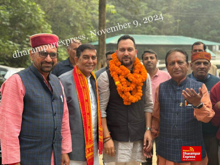 ठाकुरद्वारा गौशाला जमलीधाम में आयोजित भागवत महाकथा में विधायक आशीष शर्मा ने की शिरकत