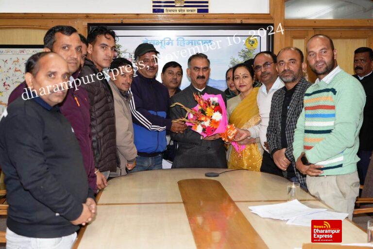 कंप्यूटर शिक्षक संघ के प्रतिनिधिमंडल ने मुख्यमंत्री से की भेंट