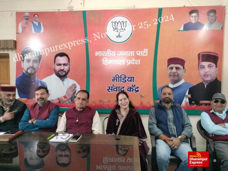 हमीरपुर जिला में बने भाजपा के एक लाख सदस्य: देशराज शर्मा 