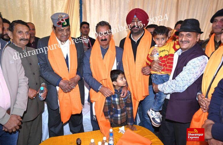 मुख्यमंत्री ने नालागढ़ विस क्षेत्र को 31 करोड़ रुपये की परियोजनाओं की दी सौगात