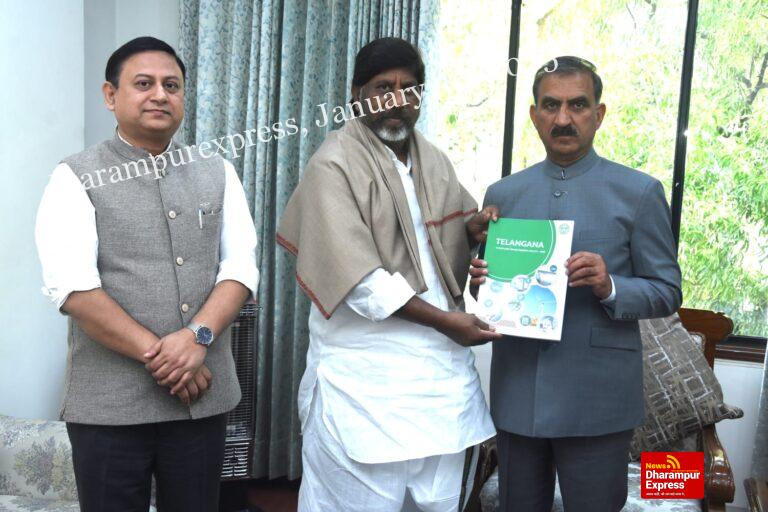 तेलंगाना के उप-मुख्यमंत्री ने मुख्यमंत्री से भेंट की