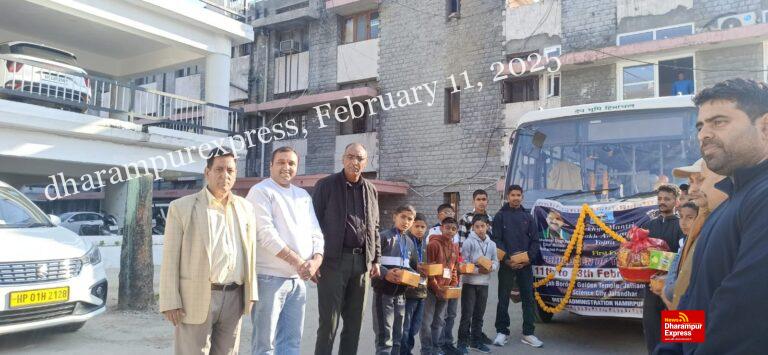 तीन दिवसीय शैक्षणिक भ्रमण पर रवाना हुए बाल आश्रम सुजानपुर के बच्चे