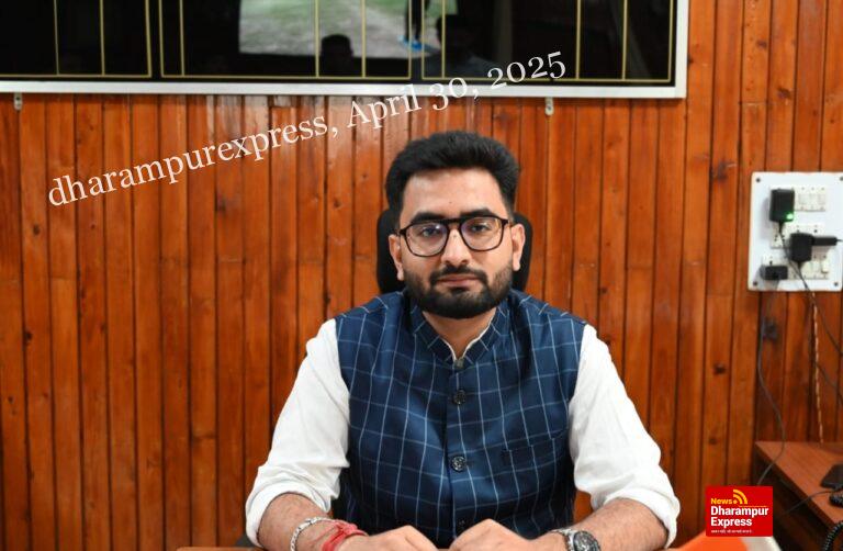 अभिषेक कुमार गर्ग ने हमीरपुर में संभाला अतिरिक्त उपायुक्त का कार्यभार