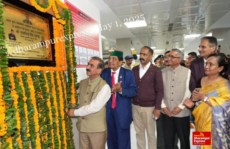 मुख्यमंत्री ने चमियाना स्थित सुपर स्पेशियलिटी अस्पताल में आईपीडी सेवाओं का शुभारम्भ किया