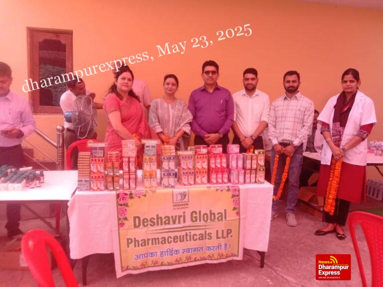 विशेष आयुर्वेदिक चिकित्सा शिविर का आयोजन, ग्राम पंचायत चौरी (हमीरपुर) में स्वास्थ्य सेवाओं का उजाला