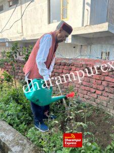 पूर्व मुख्यमंत्री प्रोफेसर प्रेम कुमार धूमल ने विश्व पर्यावरण दिवस पर एक पेड़ मां के नाम किया पौधारोपण