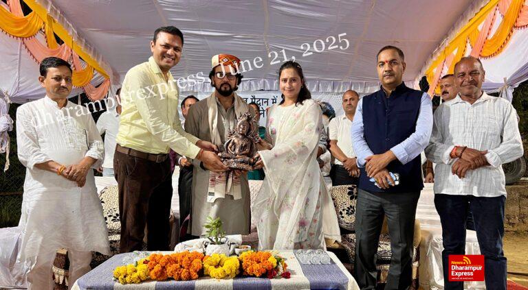 अनुराग ठाकुर के प्रयासों से हैंडबाल अकादमी मोरसिंगी खेल मैदान जगमगाया 