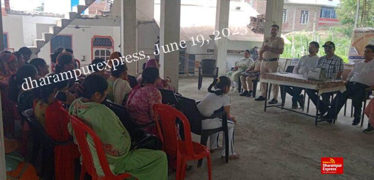 कुठेड़ा में दी किशोर न्याय अधिनियम और अन्य कानूनों की जानकारी