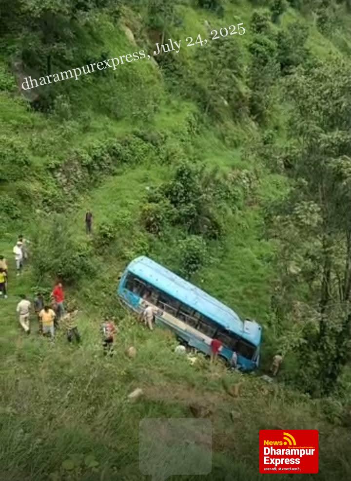 सरकाघाट से मसेरन जा रही HRTC बस गिरी खाई में, 5 लोगों की मौत, 25 से ज्यादा घायल