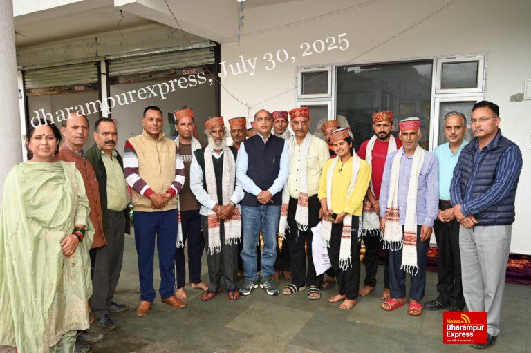 आपदा प्रभावितों के लिए आगे आने वाले दानी सज्जनों का आभार : जयराम ठाकुर