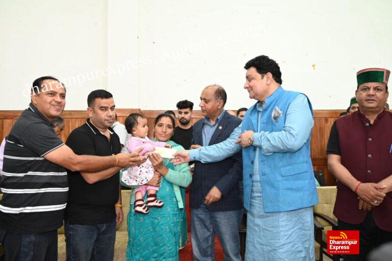 किन्नौर, धर्मशाला और जोगिंदर नगर के लोगों के मरहम को हम कभी नहीं भूलेंगे : जयराम ठाकुर